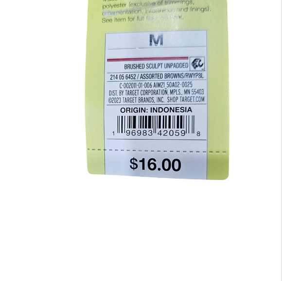 NWT all in motion sports bra size medium - Picture 5 of 5